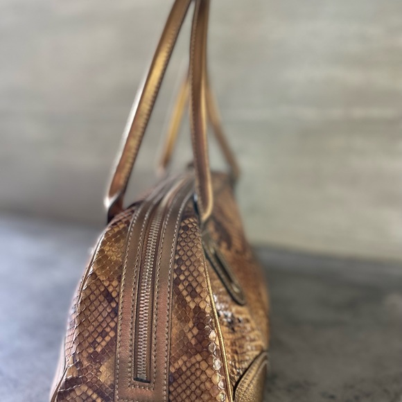 Gucci Python Bowler Purse NWT - Picture 6 of 16